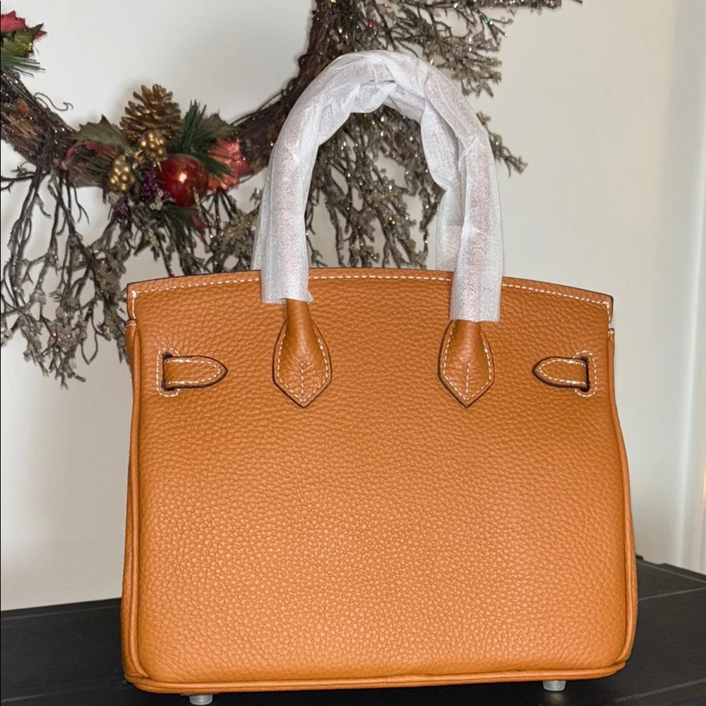 Brown Genuine leather wirkin